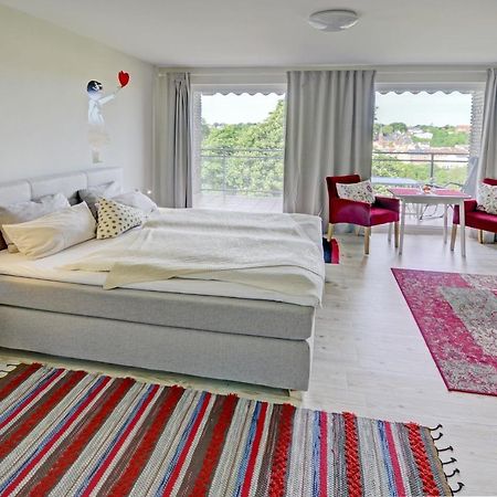 Fewo1846 - Flensview - Komfortables Studioapartment Mit Balkon Und Hafenblick Flensburgo Esterno foto
