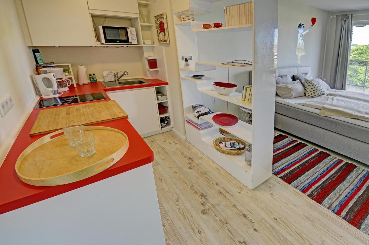 Fewo1846 - Flensview - Komfortables Studioapartment Mit Balkon Und Hafenblick Flensburgo Esterno foto