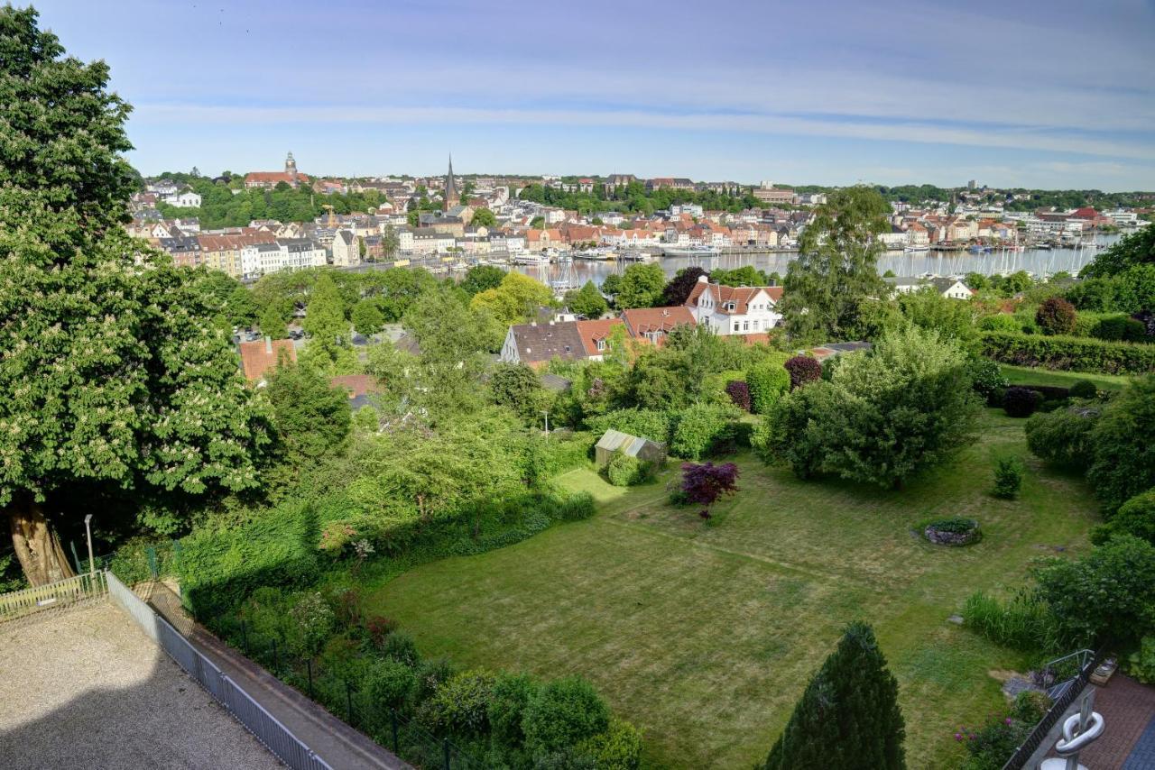 Fewo1846 - Flensview - Komfortables Studioapartment Mit Balkon Und Hafenblick Flensburgo Esterno foto